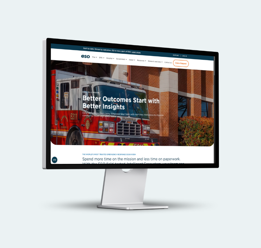 ESO website design and website development